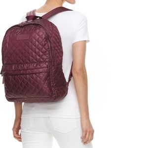 Danskin quilted backpack